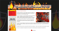 Desktop Screenshot of fireshieldfire.com.au